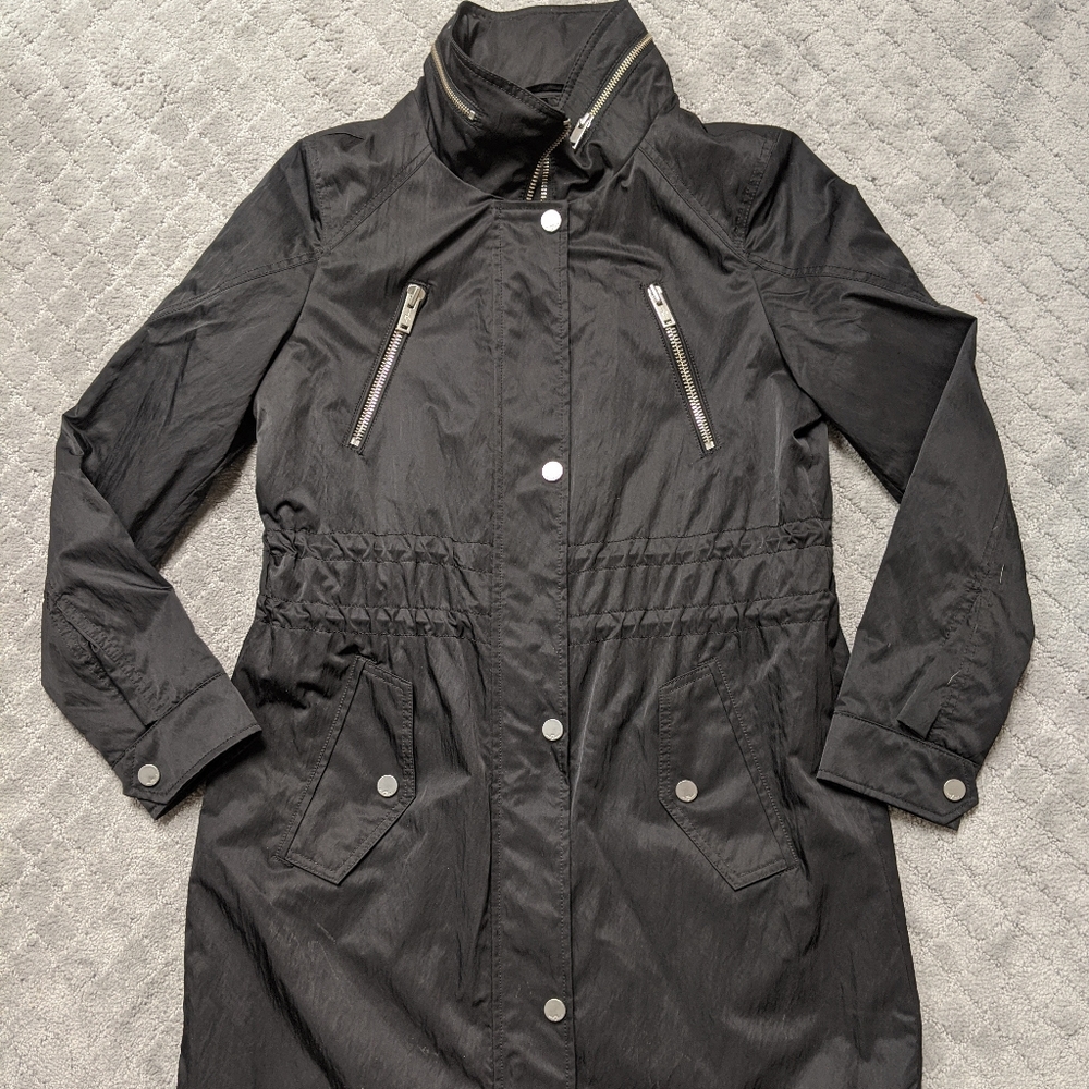 7 For All Mankind Mid-Length Rain Jacket